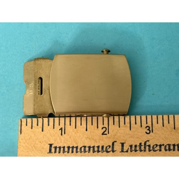 Web Belt Buckle 1.25" Replacement Metal Sliding Military Issue Tactical Nickel - Picture 6 of 6